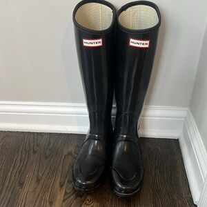Hunter Equestrian Rain Boots - Great Condition, size 8